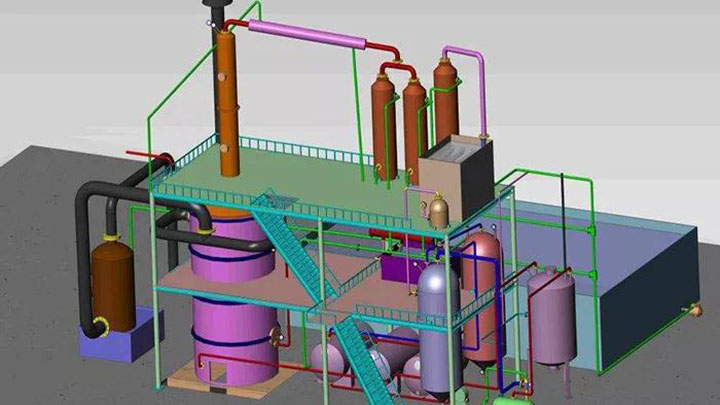 輪胎煉油蒸餾設(shè)備